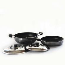 Classic Non-Stick 2 Piece Cookware Set With Stainless Steel Lid