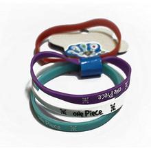 Multicolor One Piece Rubber Wristband (Set of 4 Pcs) For Boys