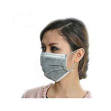 10 Pcs Disposable Earloop Face Filter Mask- Grey