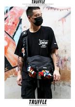 TRUFFLE Graffiti Printed Messenger ,Shoulder Trendy Water Proof Bag With 15.6" Laptop Storage Capacity T2283M