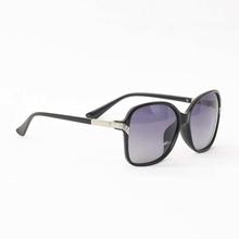 Gondier 2035 Polarized Black Gradient Black Frame Square Sunglasses For Women