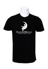 Wosa -Freddy  Screamwork Black Print Half Sleeve Tshirt for Men
