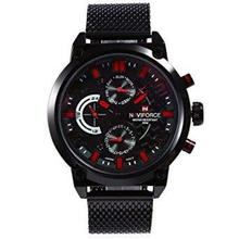 NaviForce NF9068M Black Dial Analog, Chronograph Watch For Men- Black