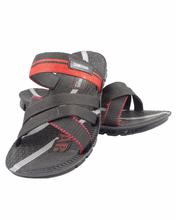 Shikhar Men's Black Sandals