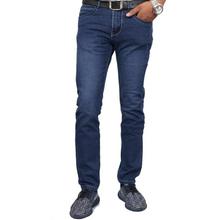 Navy Blue Stretchable Slim Fit Jeans For Men (174)