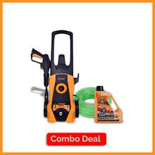 Dingqi 1700watt High Pressure Washer + Car Shampoo + Garden Hose Pipe