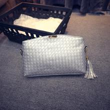 Silver Braid Designed Crossbody Bag For Women