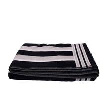 Martin Stripe JR. 60 x 120 cm Bath Towel (Brown and Grey Stripes)