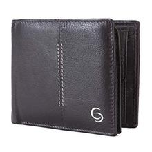 GETOREE Men's Florence Leather RFID Protected Wallet (Black)