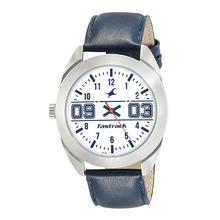 Fastrack Varsity Analog Silver Dial Men's Watch-3175SL02