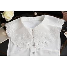 Fake collar shirt white Coat Collar Women purchasing women's Oversized