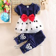 BibiCola toddler summer clothes set baby girls clothing sets