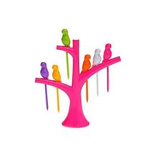 Birdie Plastic Matte Finish Fruit Fork