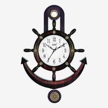 Sonam Quartz Brown Designers Design Pendulum Analog Wall Clock-Model 6947