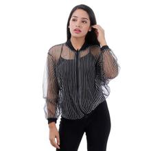 Black Two Piece Top For Women