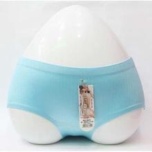 Light Blue Shiny Seamless Panty-6621