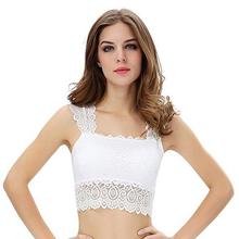 High Quality Brassiere Bra for Females Bandeau Tube Tops Women Sexy Underwear Prevent Exposed Lace Wrapped Chest Black