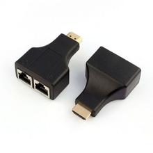 Aafno Pasal Hdmi Over Rj45 Cat5e/6 Utp Lan Ehternet Cable Extender Repeater