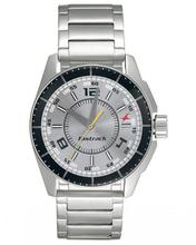 Grey Dial Stainless Steel Strap Watch