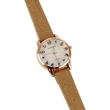 Fhulun Leather Strap Analog Casual Watch For Women