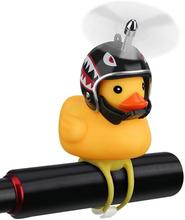 Madmax Duck Bike Bell, Rubber Duck Bicycle Accessories with LED Light, Cute Propeller Handlebar Bicycle Horns for Mountain bike  Sport Outdoor