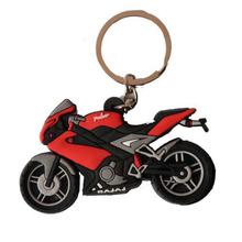 Pulsar Bike Red Keyring