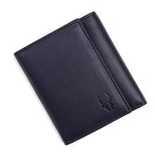 Wildhorn Nepal 100% Genuine Soft Leather Trifold Blue Wallet WH2009