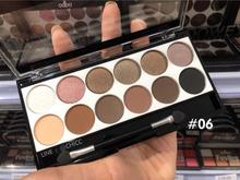 Odbo 12 color eyeshadow palette OD210 No-06 With Free Lipliner By Genuine Collection