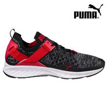 Puma Black/Red Ignite Evoknit Lo Running Shoes For Men- 18990404