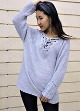 Woolen Steel Ring Long Sweater