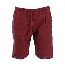 Red Cotton Casual Shorts For Women