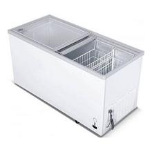 Rowa RSF-400B 400 Ltr GLASS Double Door Deep Freezer-White