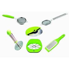 Tosmy Stainless Steel Potato Vegetable Pav Bhaji Masher, Multicolour