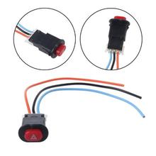 1pc Motorcycle Switch Hazard Light Switch Button Double