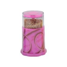 Toothpick Pink Box, Round -1 Pc