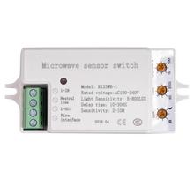 Microwave motion sensor switch