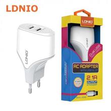 LDNIO A2271 Dual USB Port 2.1 Amp Output Fast Charging Compatible Charger For Android