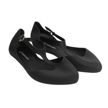 Black Closed Toe Ballerina Flats For Women