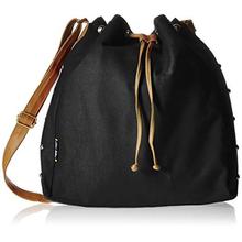 Kanvas Katha Women's Sling Bag (Black) (KKSDPOT003B)
