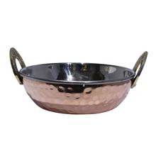 Brozerr SS Copper Serving Kadai - Small