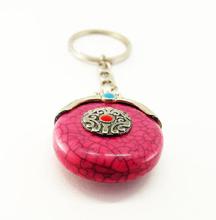 Unisex Resin Amber Key Chain