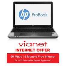 HP Probook 12 inch Laptop i3 4GB 500GB