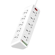 LDNIO 10 Outlet Sockets 6 USB Ports PD & QC3.0 Power Extension 2500W