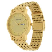 Sonata Analog Gold Dial Men's Watch - 7954YM02