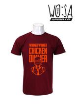 Maroon PUBG Printed T-shirt For Men