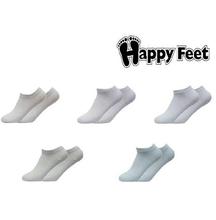 Happy feet Pack of 5 Pairs of Cotton Antibacterial Acupressure Ankle Socks For Ladies 2029
