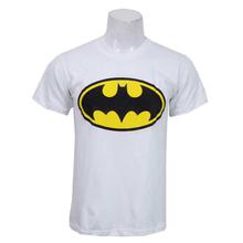 Batman Print T-Shirt- Grey