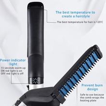 Multifunctional Hair Comb Brush Beard Straightener Hair