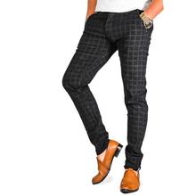 Virjeans Stretchable Cotton Check Black Chinos Pant for Men (VJC 715) 1