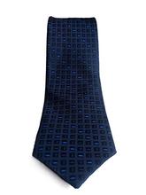 Men Tie – Blue Pattern Design